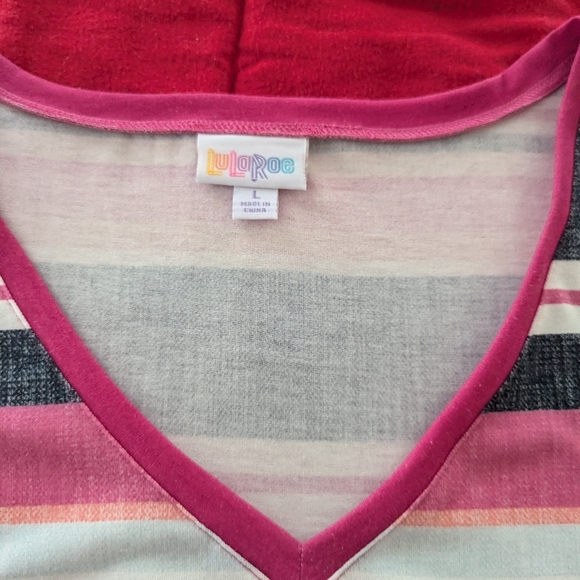 Lularoe striped tank top - Picture 1 of 3
